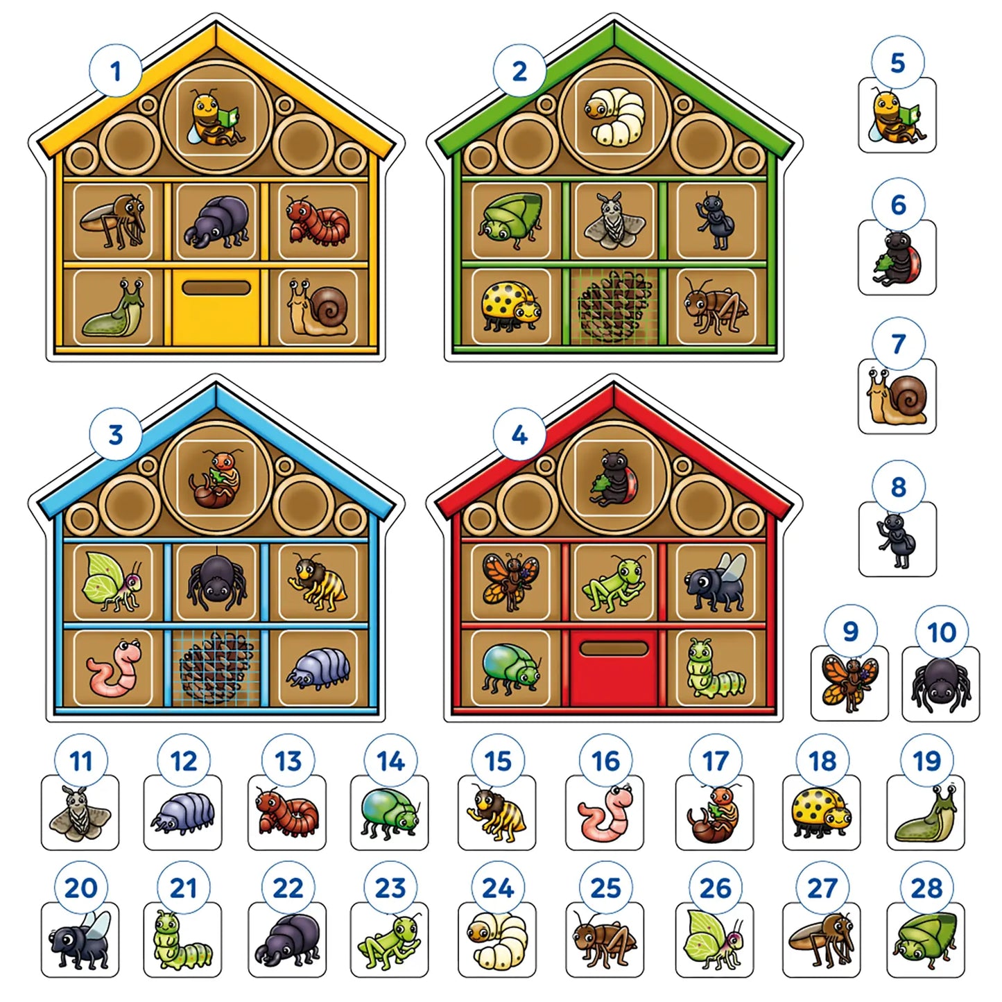 Orchard Toys Little Bug Hotel Misplaced Pieces 78