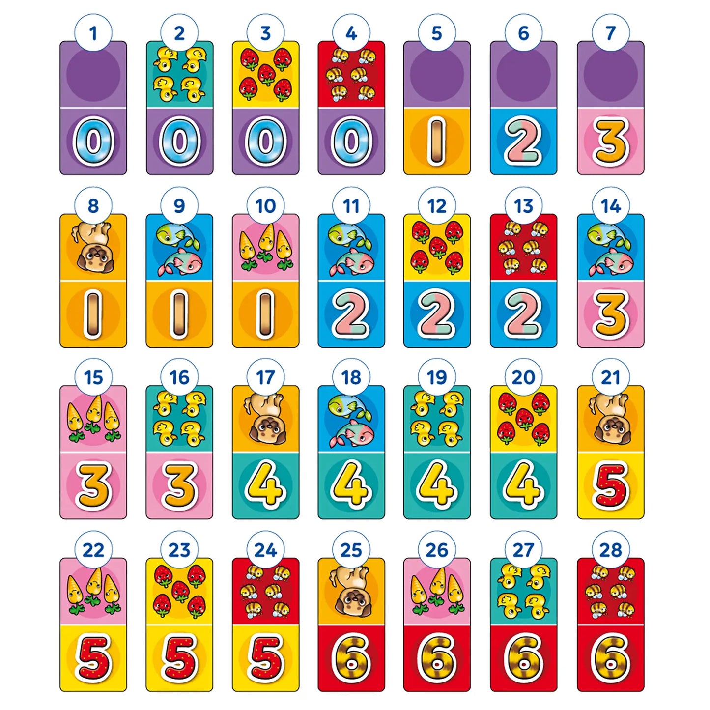 Orchard Toys Counting Dominoes Misplaced Pieces 81