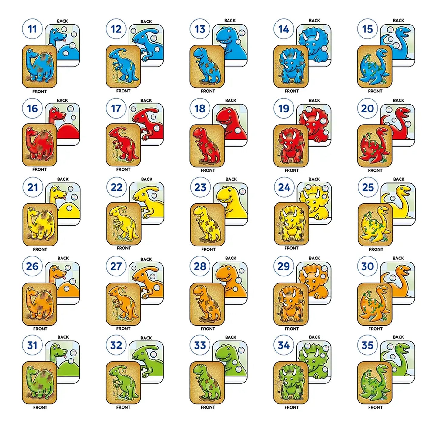 Orchard Toys Dirty Dinos Game Misplaced Pieces 1