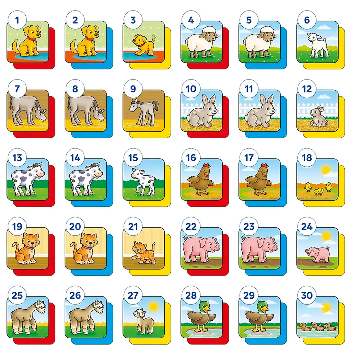 Orchard Toys Farmyard Families Misplaced Pieces 66