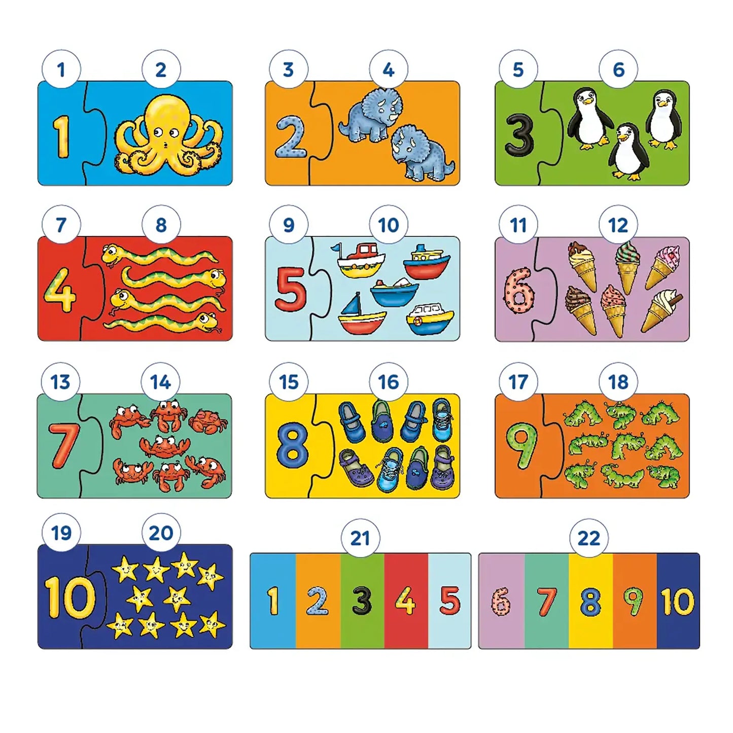 Orchard Toys First Numbers Game Misplaced Pieces 262