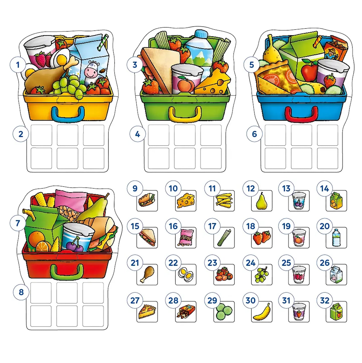 Orchard Toys Lunch Box Game Misplaced Pieces 195