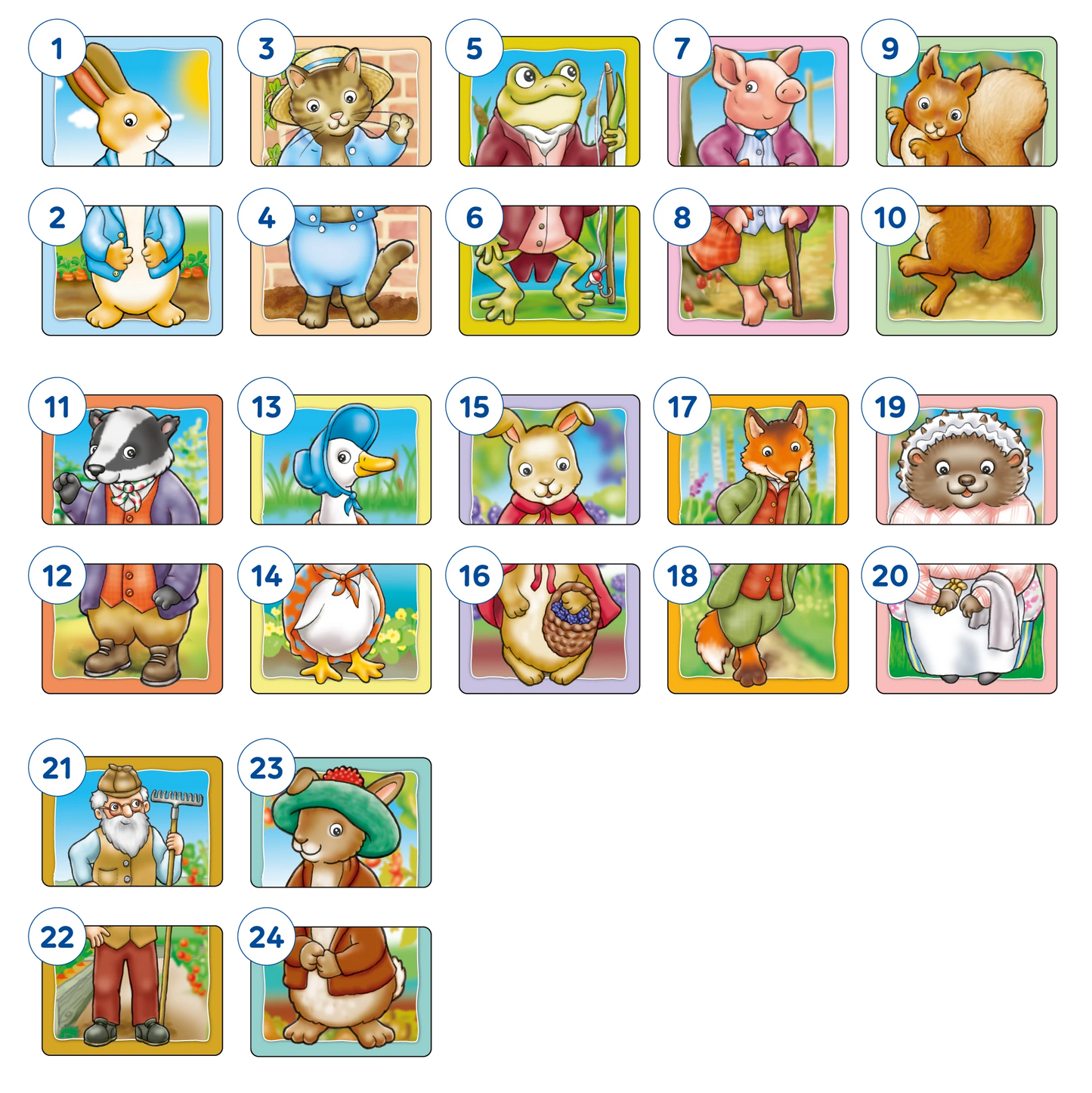 Orchard Toys Peter Rabbit Heads And Tails Misplaced Pieces 302