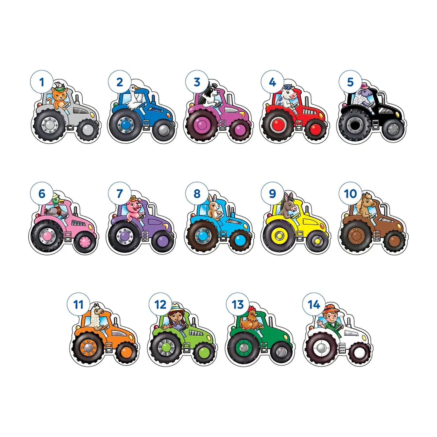 Orchard Toys Tractor Match Game Misplaced Pieces 272