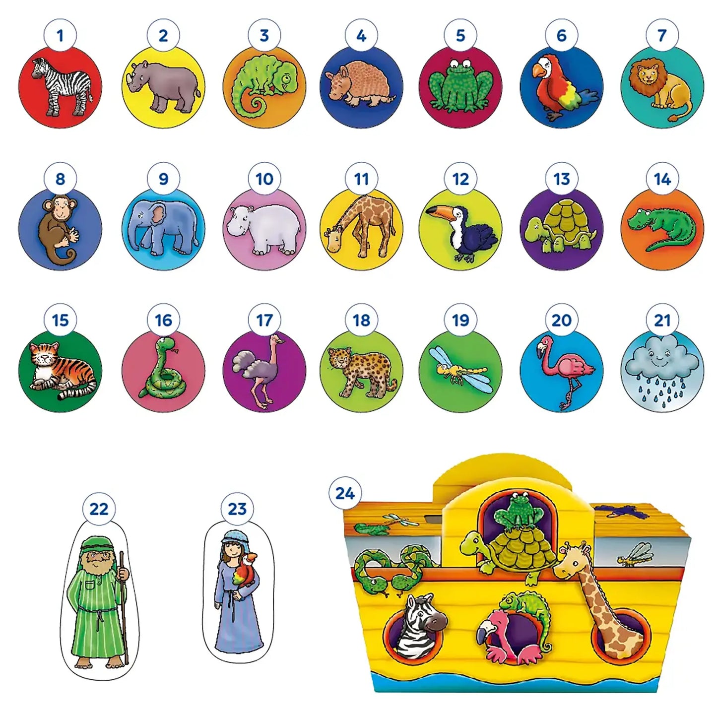 Orchard Toys Two by Two Game Misplaced Pieces 246