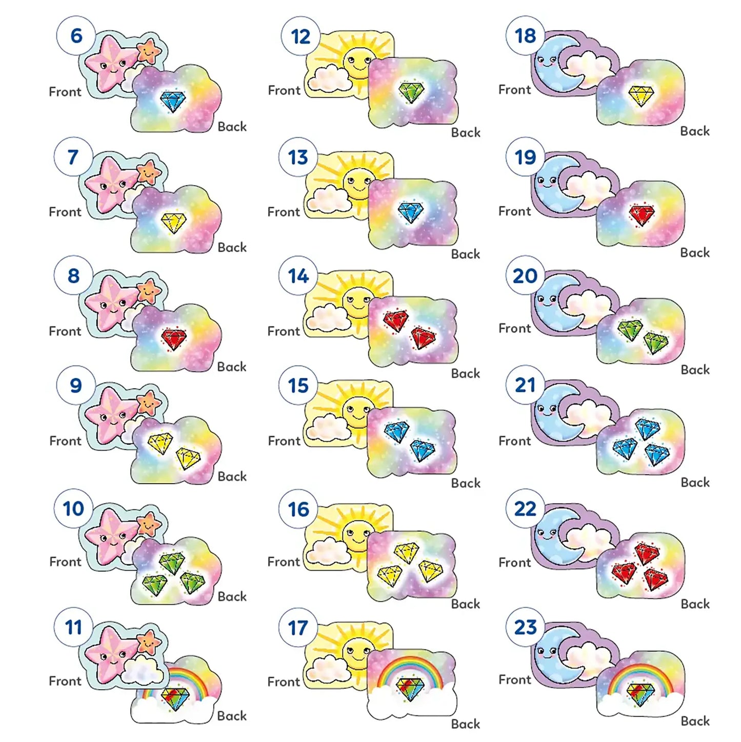 Orchard Toys Unicorn Jewels Mini Game Misplaced Pieces 1