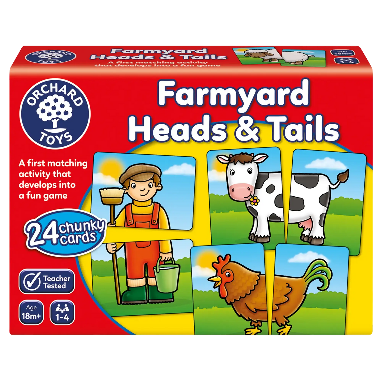 Orchard Toys Farmyard Heads and Tails Game 91
