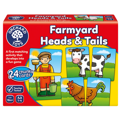 Orchard Toys Farmyard Heads and Tails Game 91