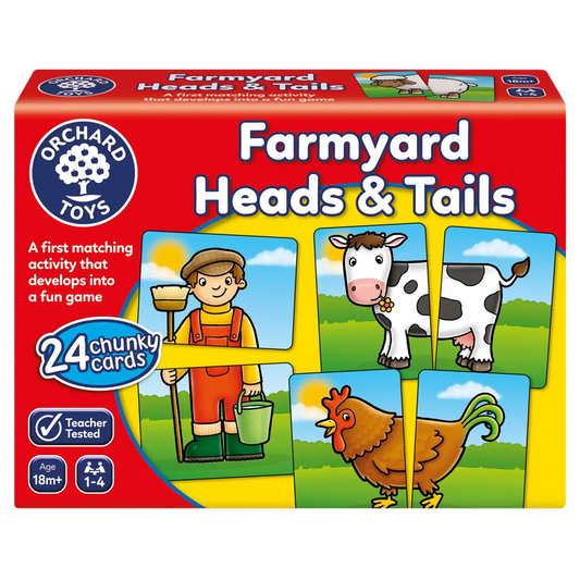 Orchard Toys Farmyard Heads and Tails Game 91