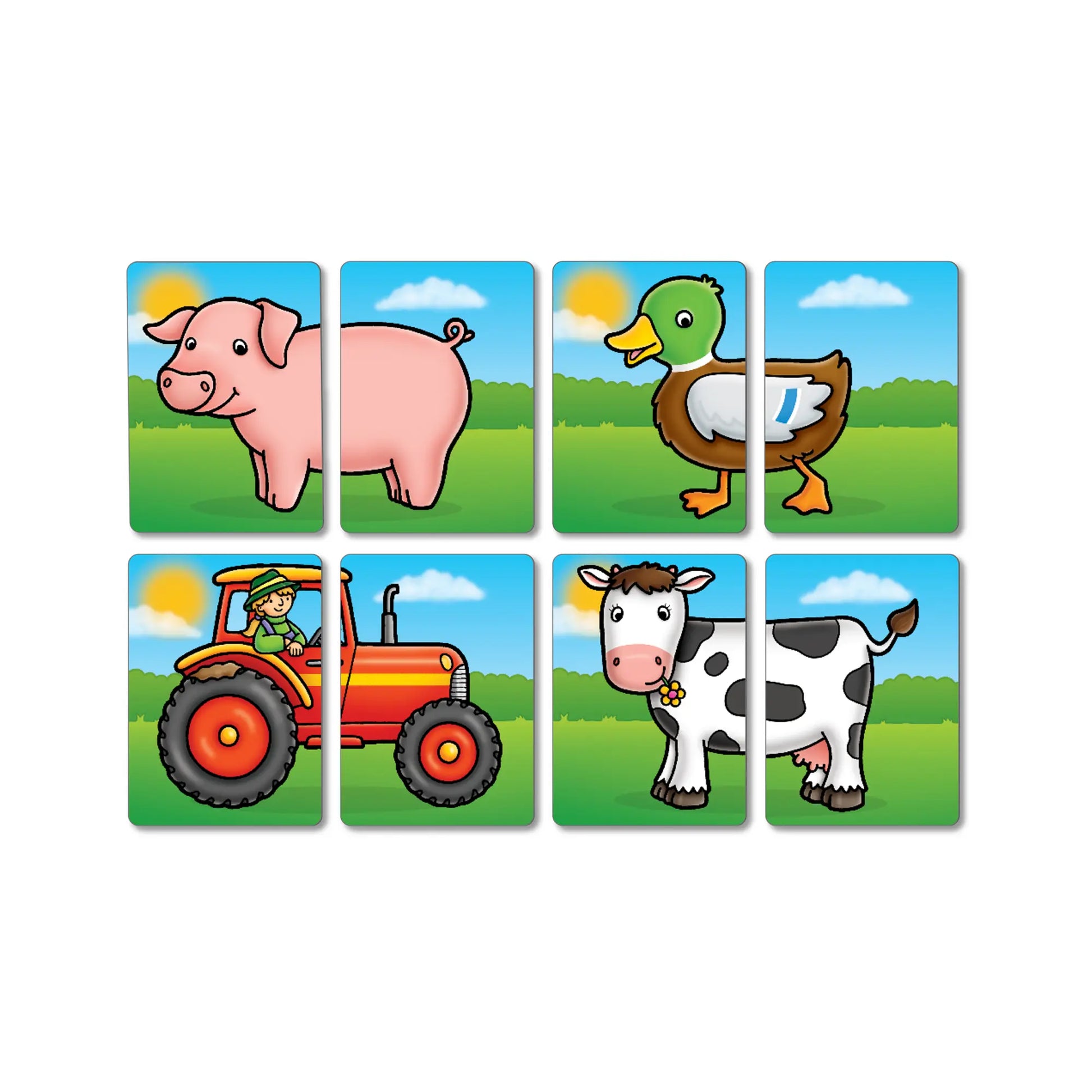 Orchard Toys Farmyard Heads and Tails Game 3