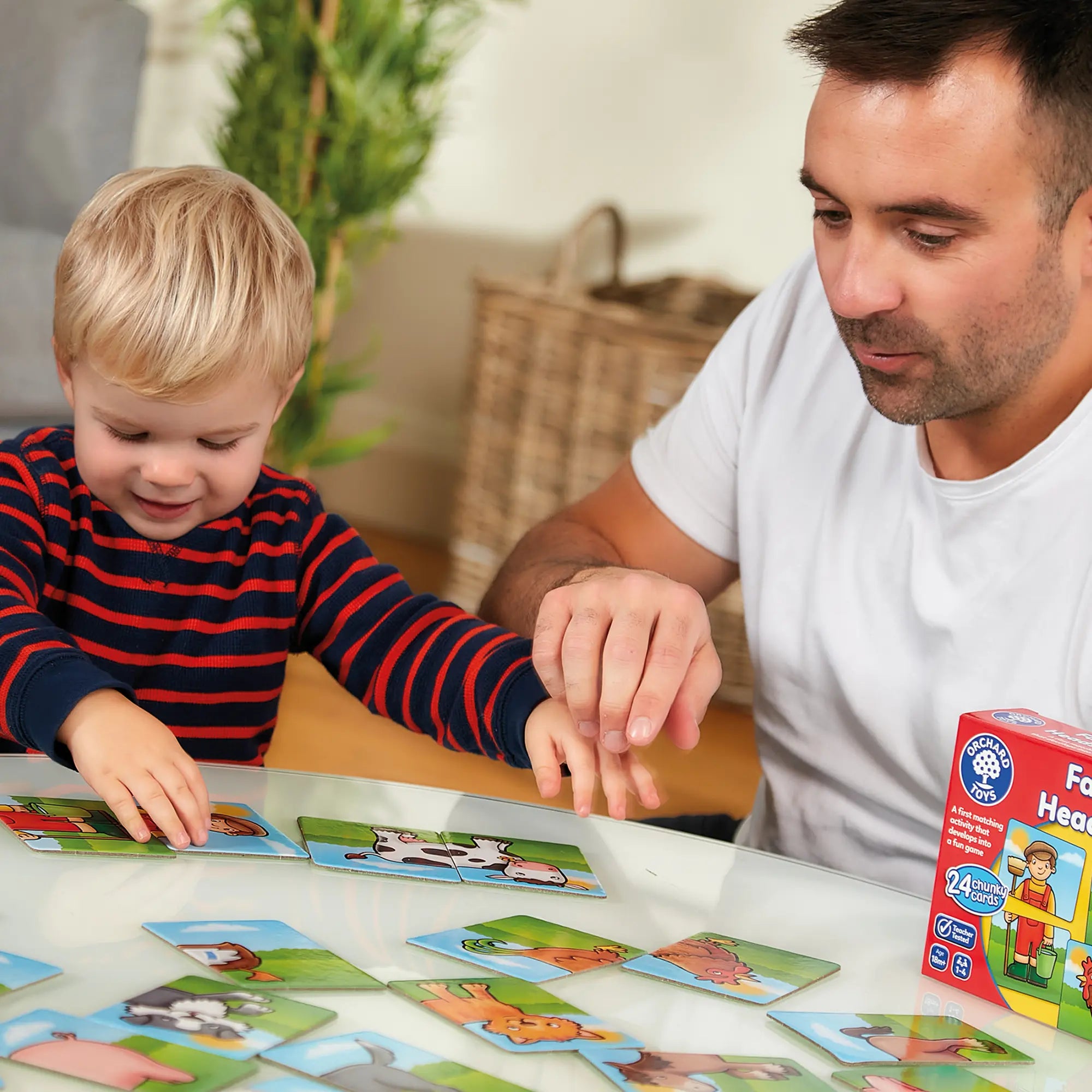 Orchard Toys Farmyard Heads and Tails Game 7