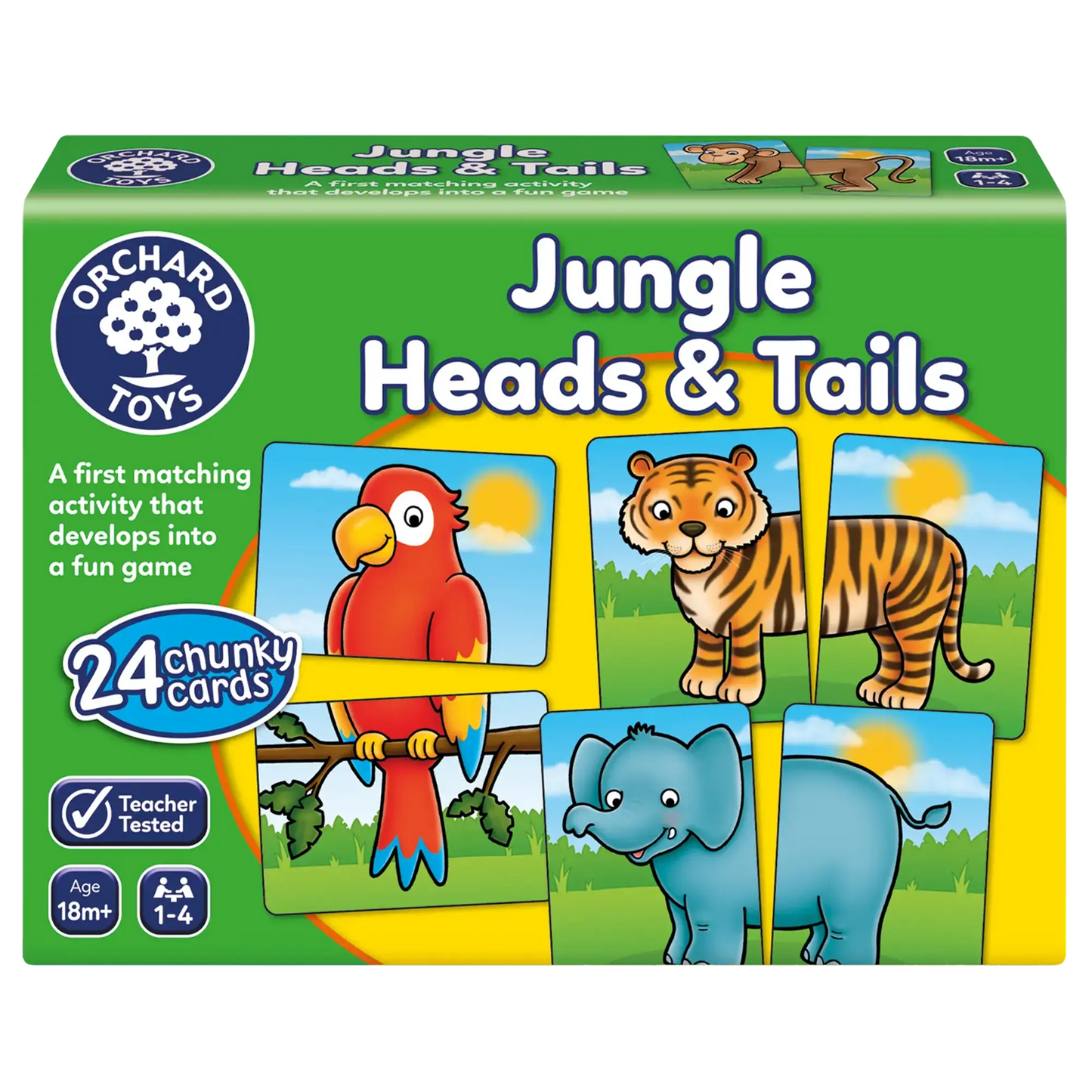 Orchard Toys Jungle Heads & Tails Game 142
