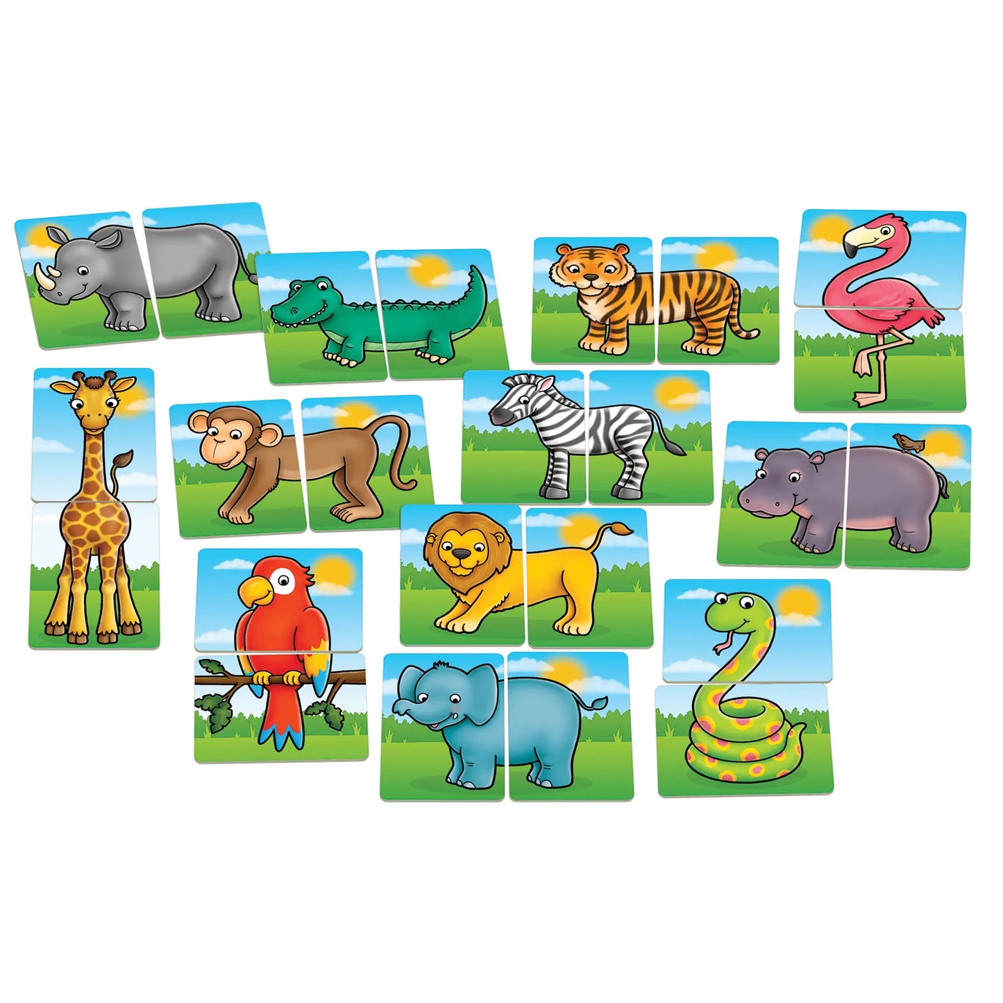 Orchard Toys Jungle Heads & Tails Game 2