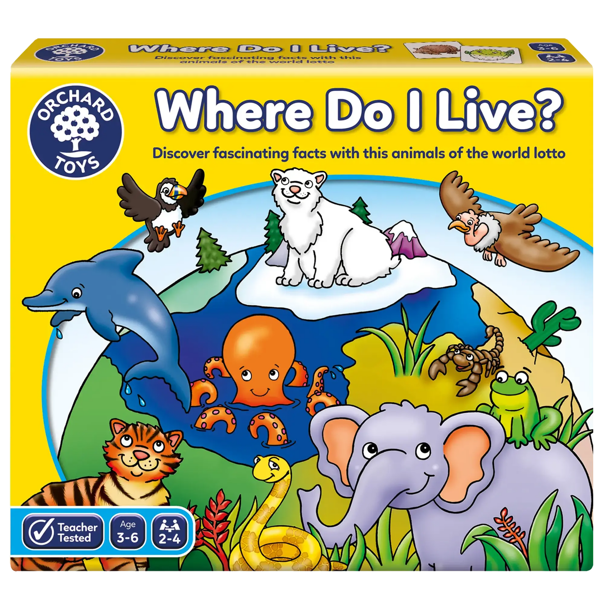 Orchard Toys Where Do I Live Game 100