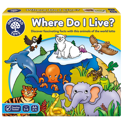 Orchard Toys Where Do I Live Game 100
