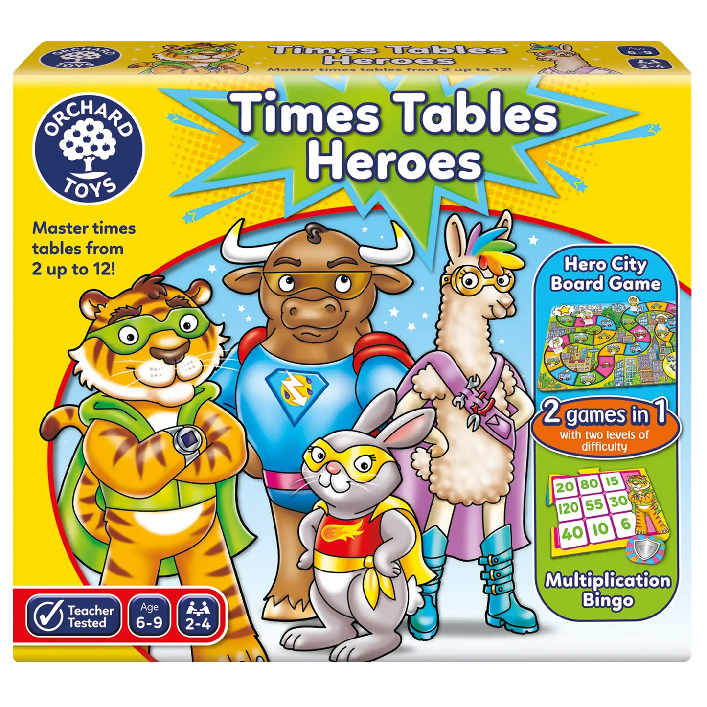 Orchard Toys Times Tables Heroes Game 151
