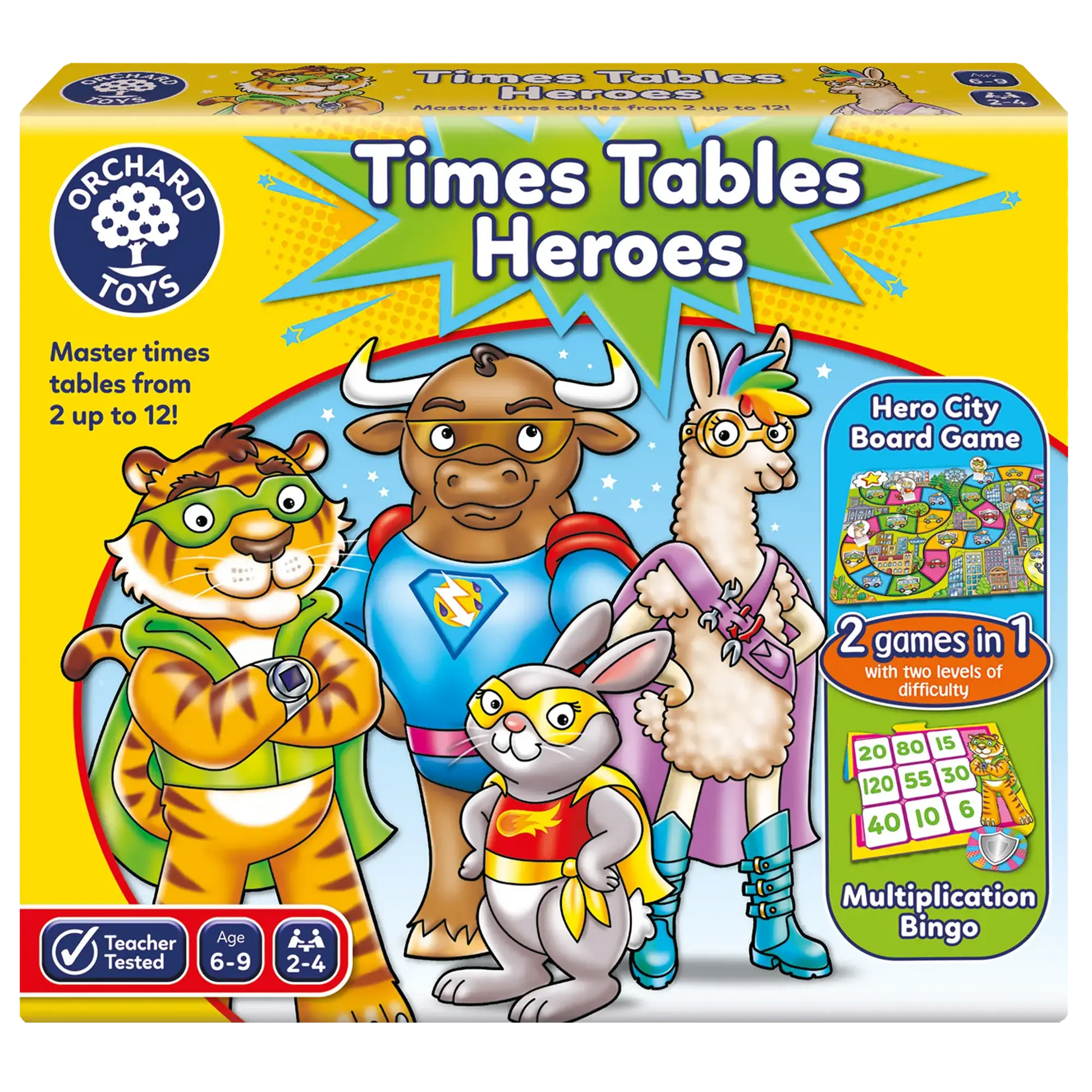 Orchard Toys Times Tables Heroes Game 151