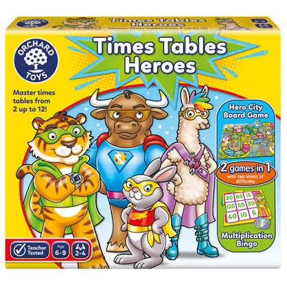 Orchard Toys Times Tables Heroes Game 151