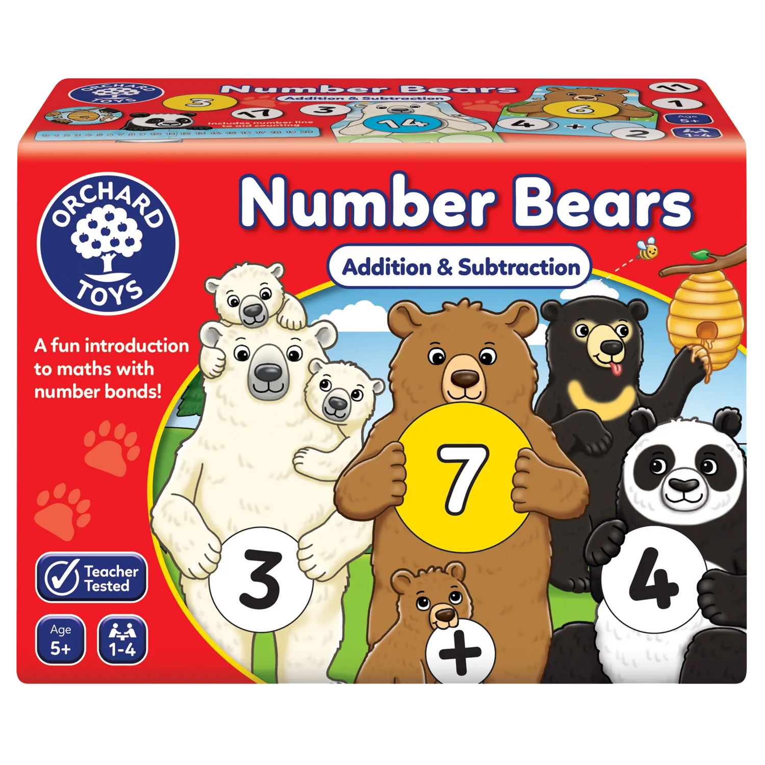 Orchard Toys Number Bears Game 226