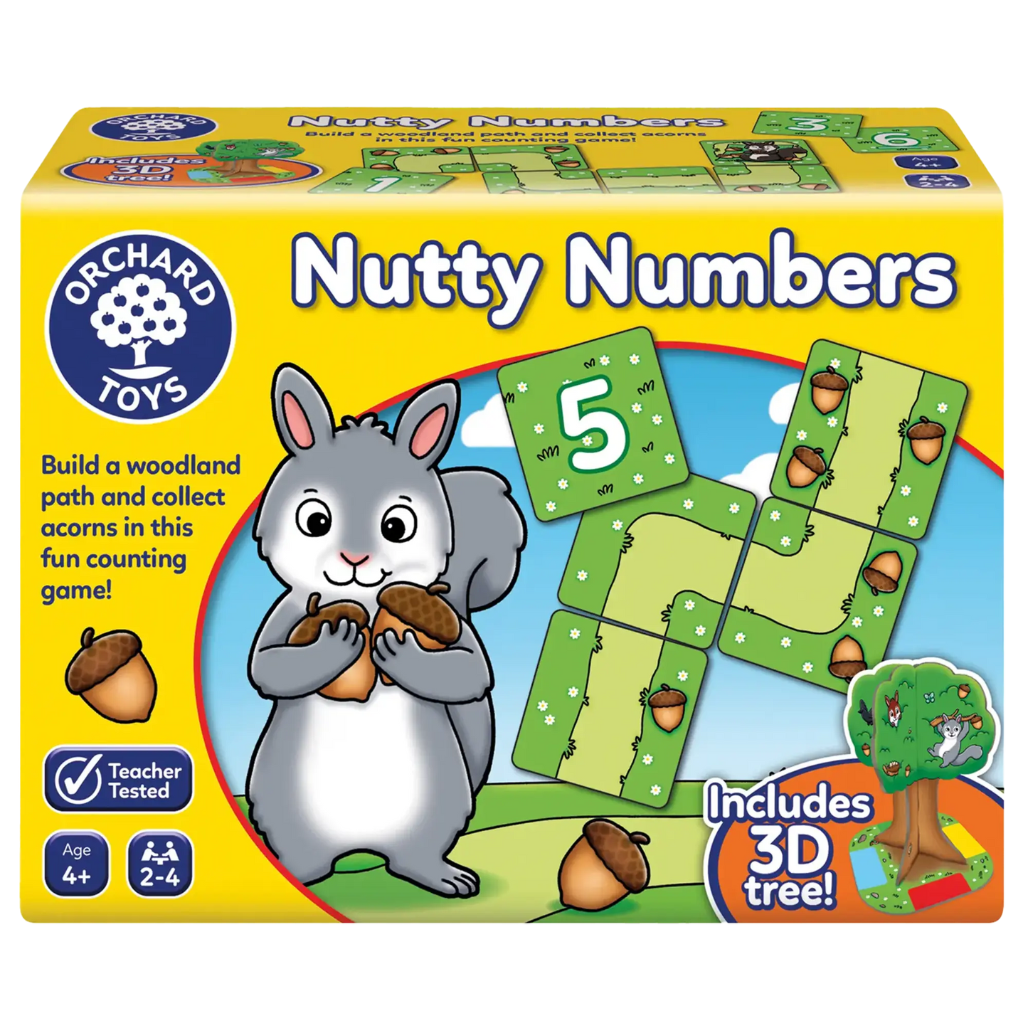 Orchard Toys Nutty Numbers Game 250