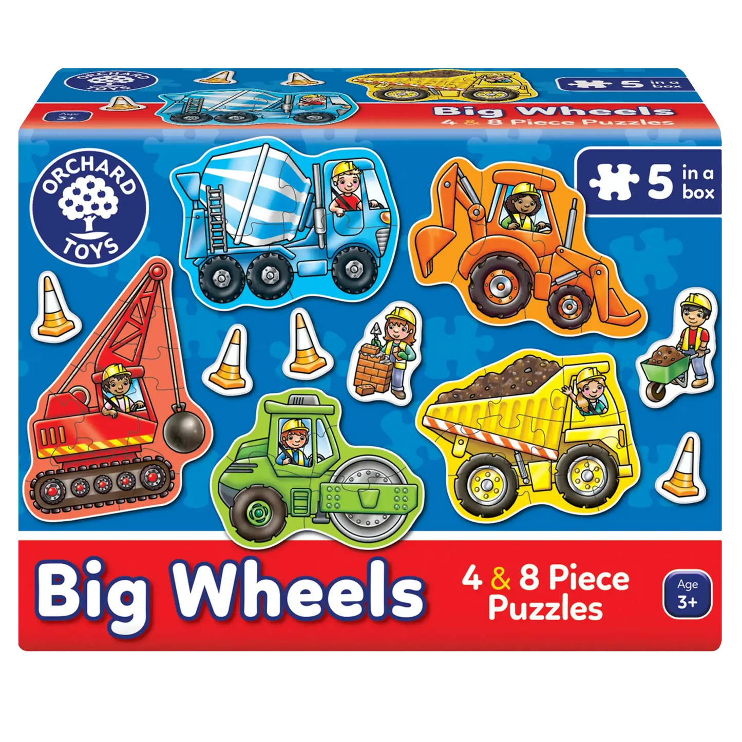 Orchard Toys Big Wheels Jigsaw Puzzle 3