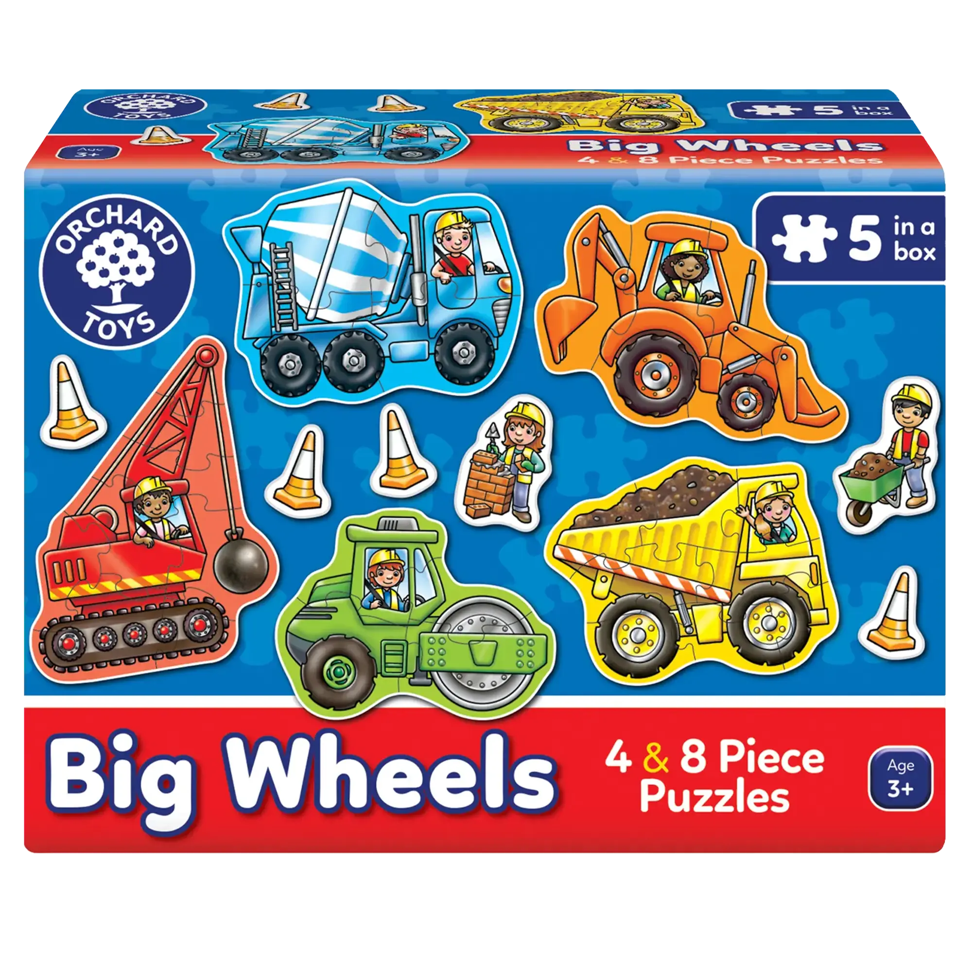 Orchard Toys Big Wheels Jigsaw Puzzle 3
