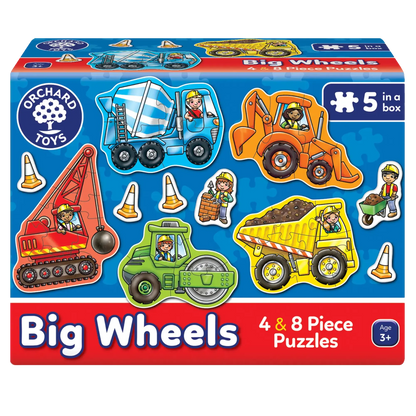 Orchard Toys Big Wheels Jigsaw Puzzle 3