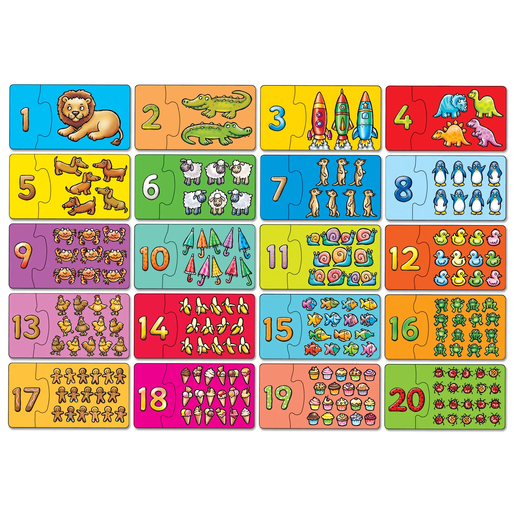 Orchard Toys Match and Count Jigsaw Puzzle 1