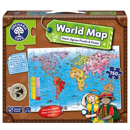 Orchard Toys World Map Puzzle & Poster 113