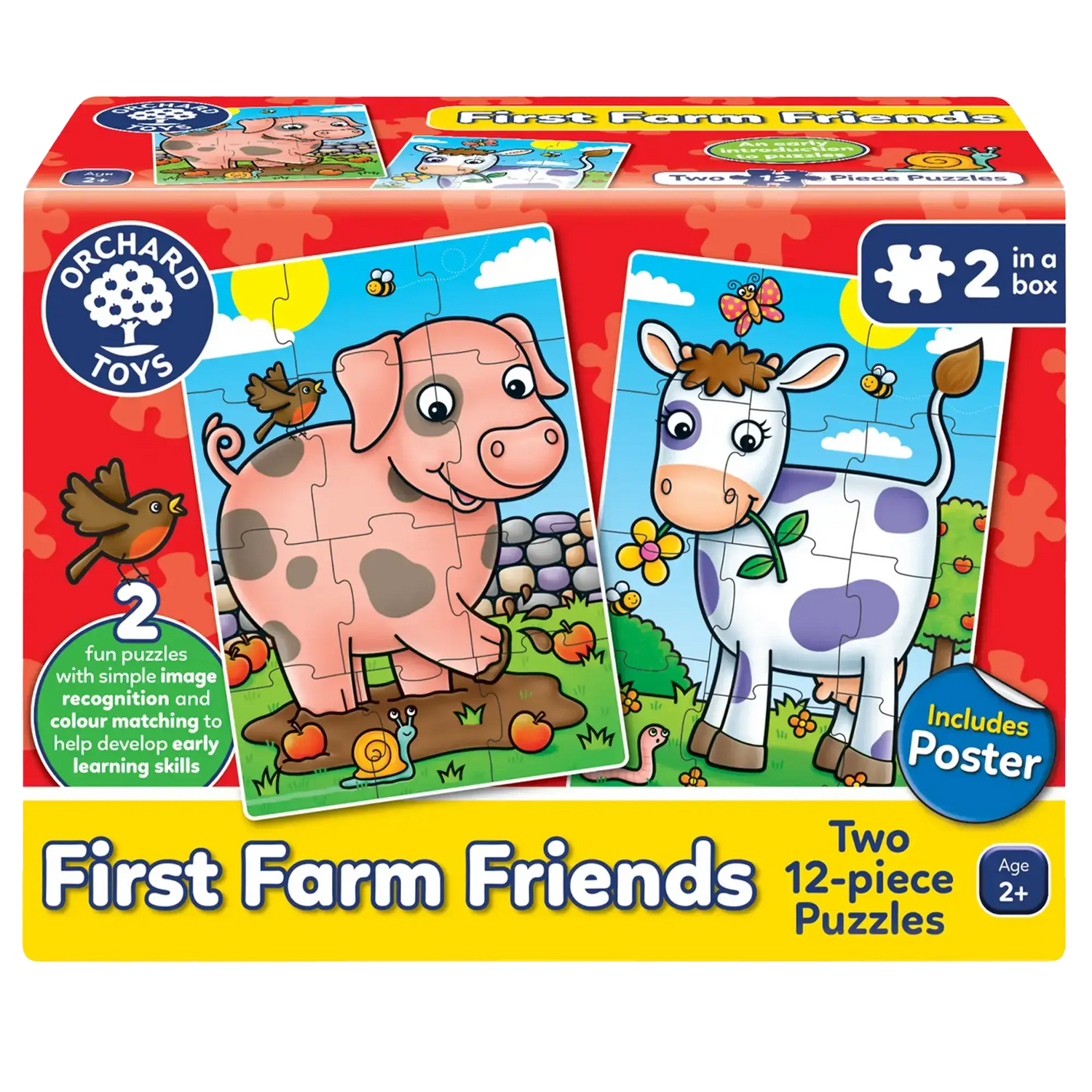 Orchard Toys First Farm Friends Jigsaw Puzzles 20