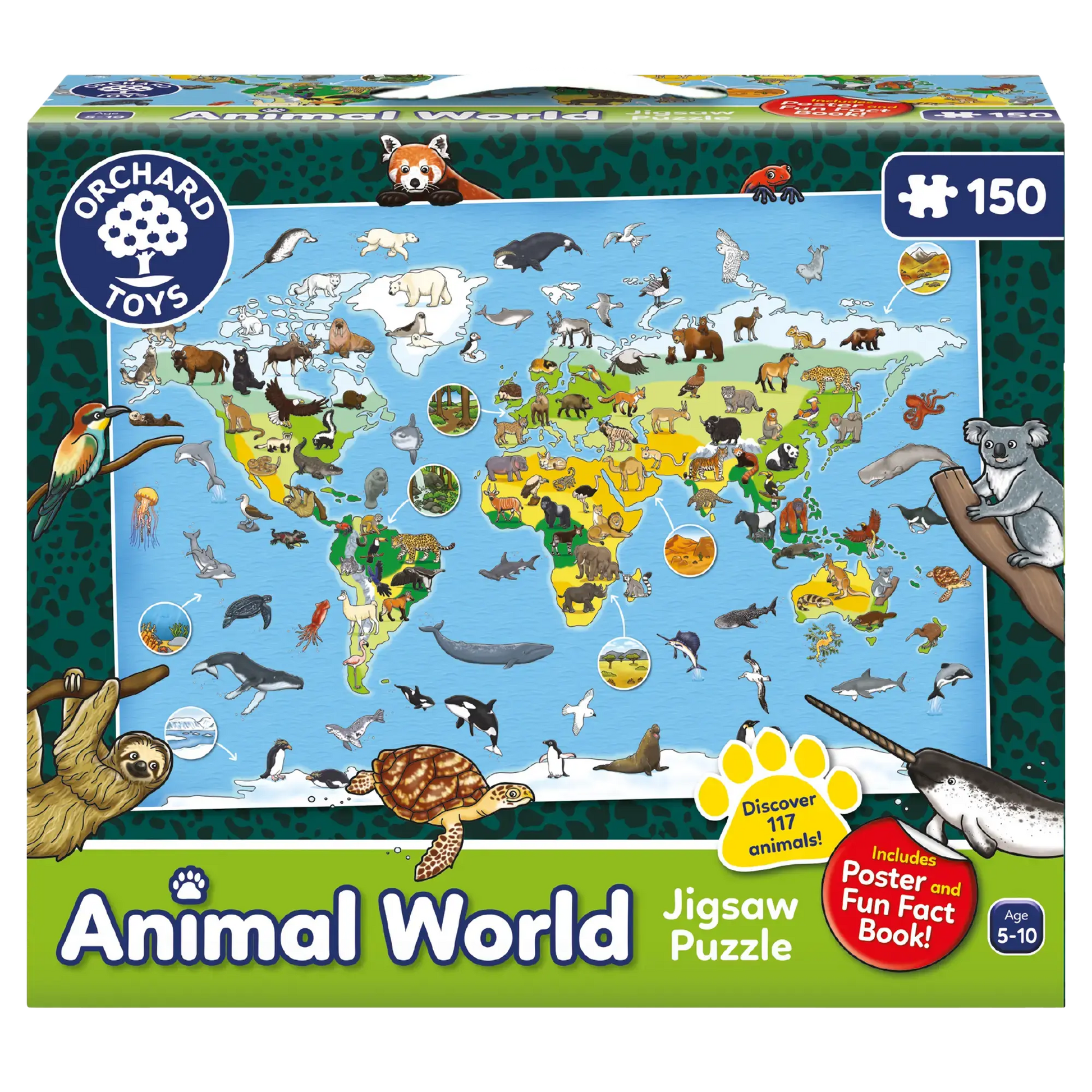 Orchard Toys Animal World Jigsaw Puzzle 45