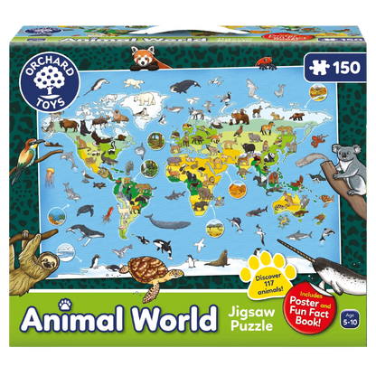 Orchard Toys Animal World Jigsaw Puzzle 45