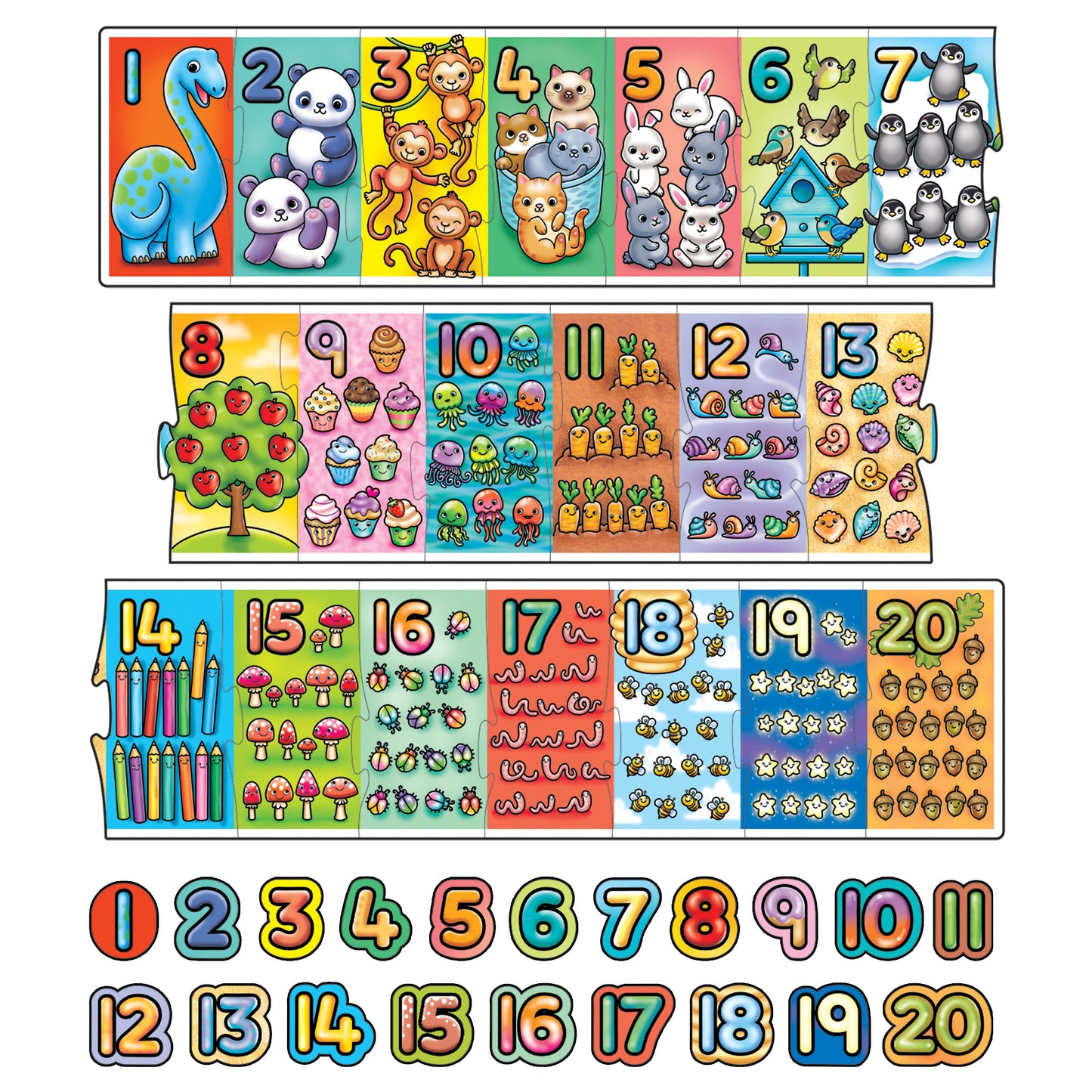 Orchard Toys Giant Number Jigsaw Puzzle 3
