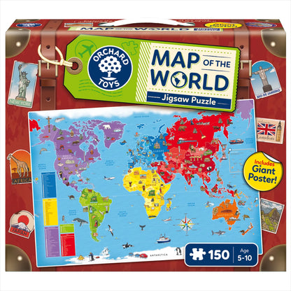 Orchard Toys Map of the World Jigsaw Puzzle 309