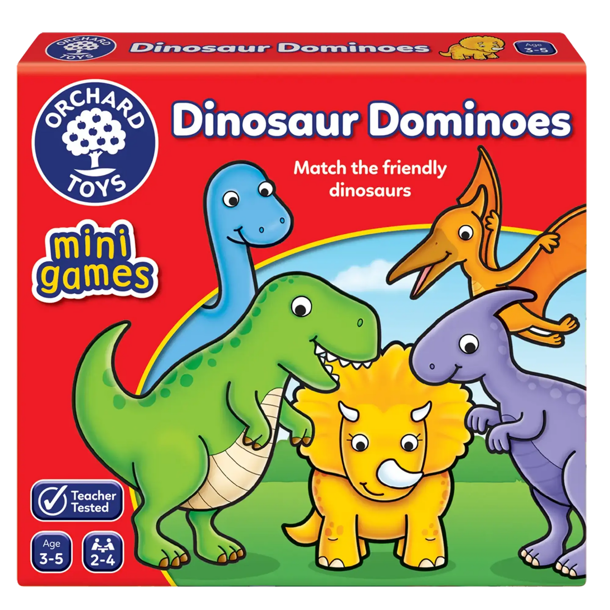 Orchard Toys Dinosaur Dominoes Mini Game 7