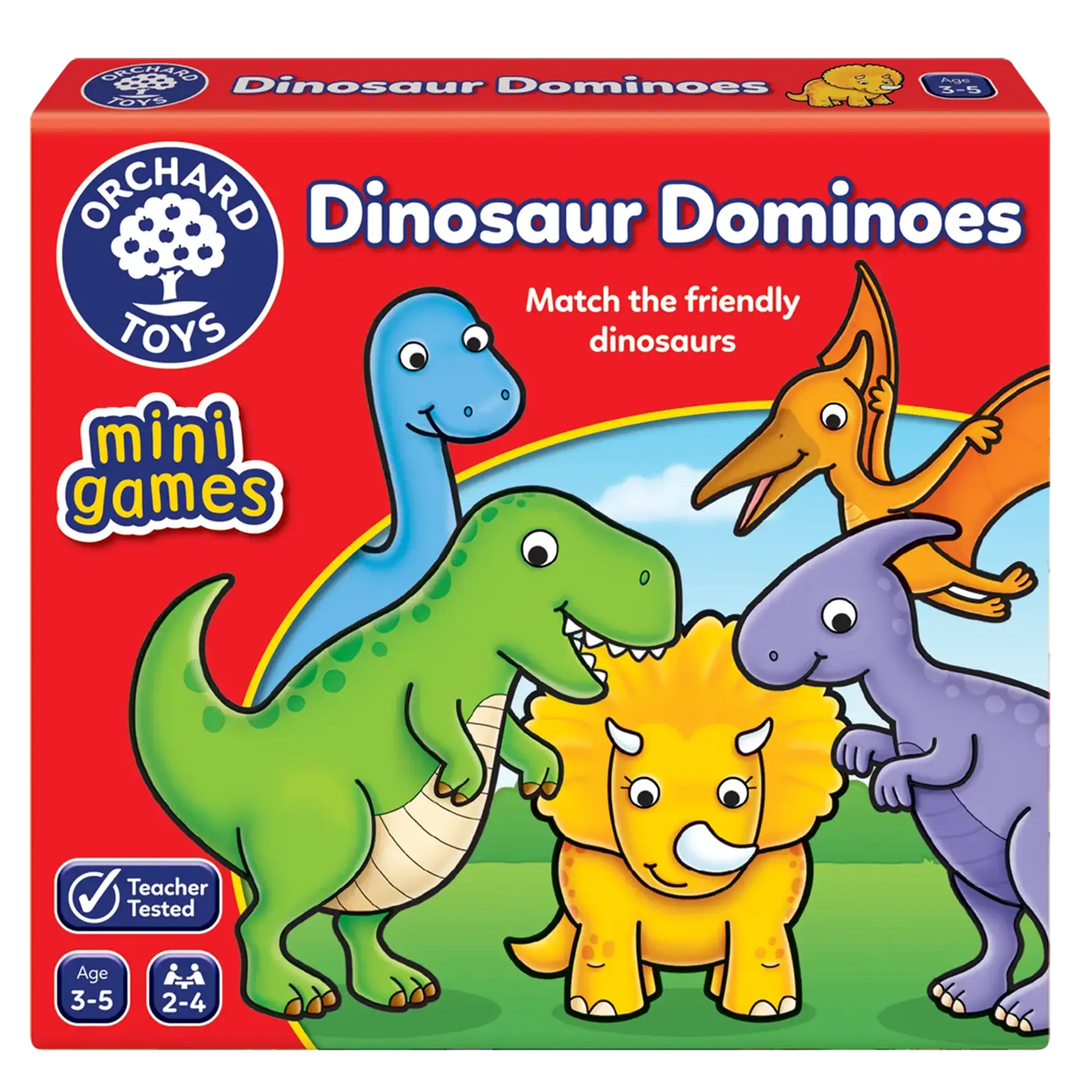 Orchard Toys Dinosaur Dominoes Mini Game 7