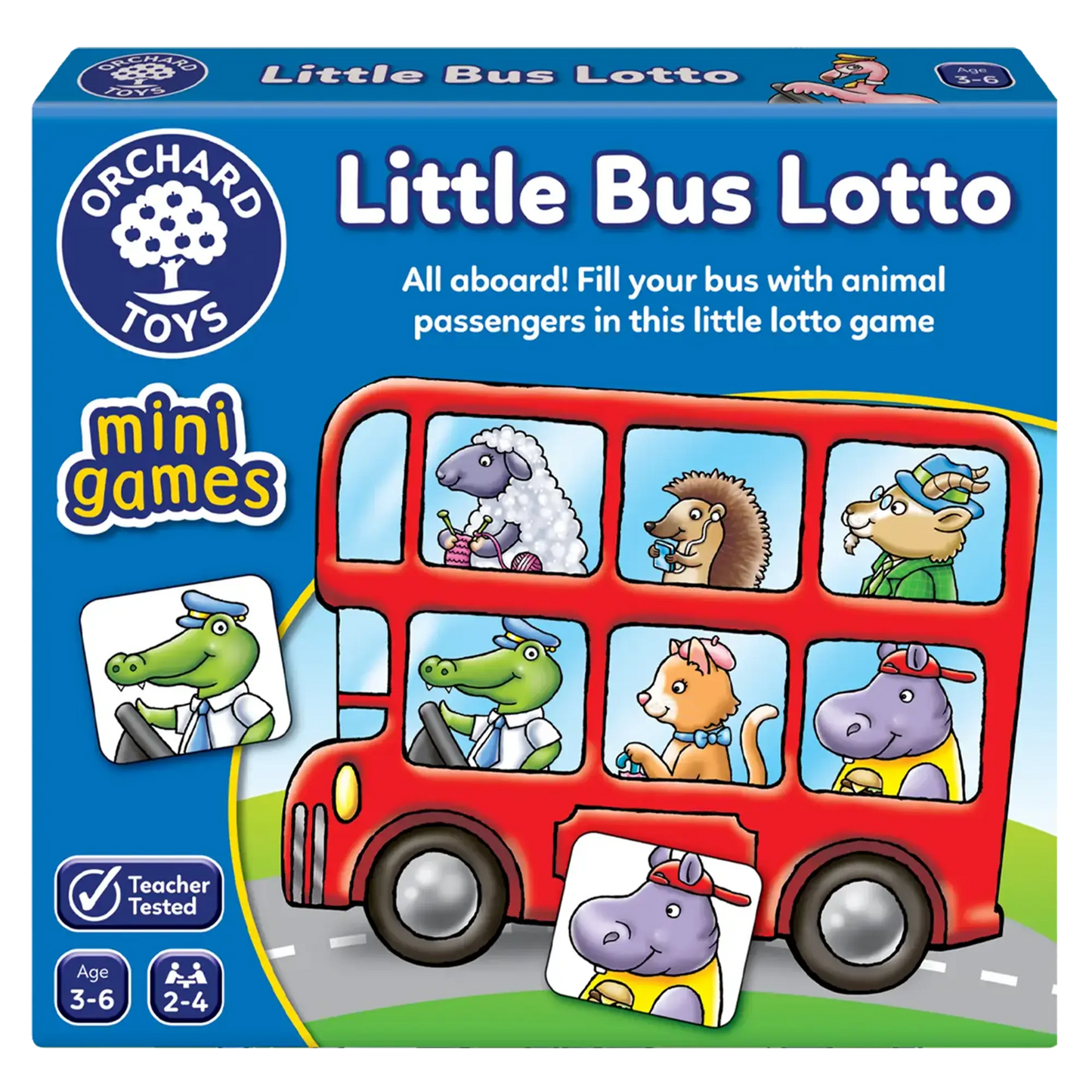 Orchard Toys Little Bus Lotto Mini Game 120