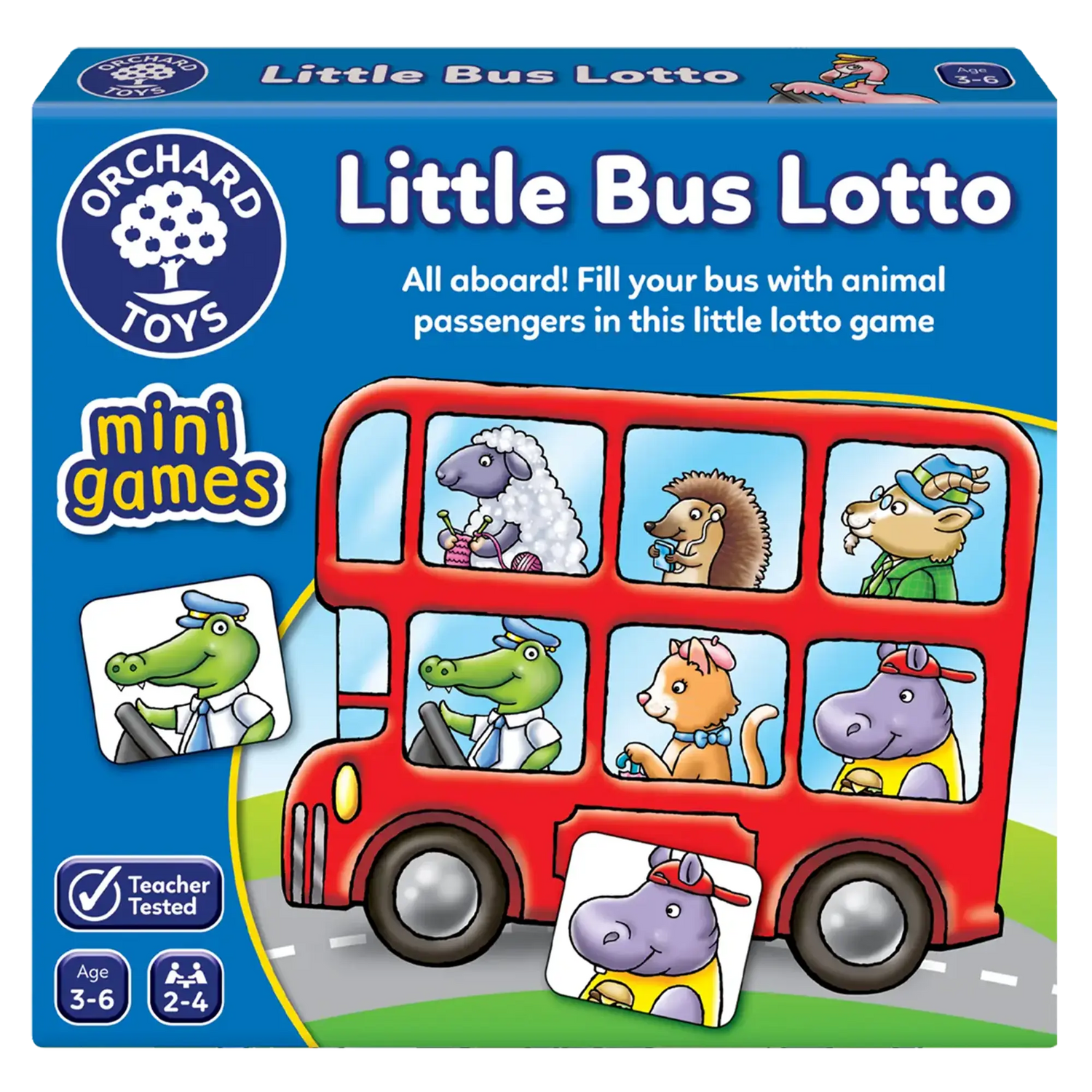 Orchard Toys Little Bus Lotto Mini Game 120