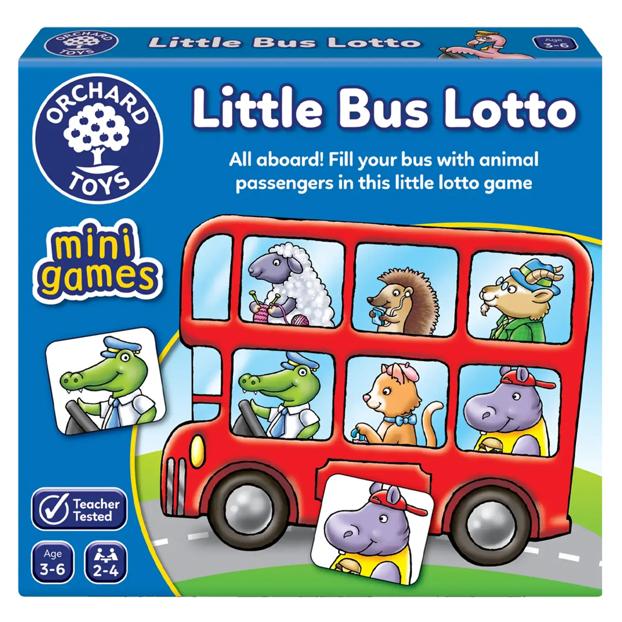 Orchard Toys Little Bus Lotto Mini Game 120