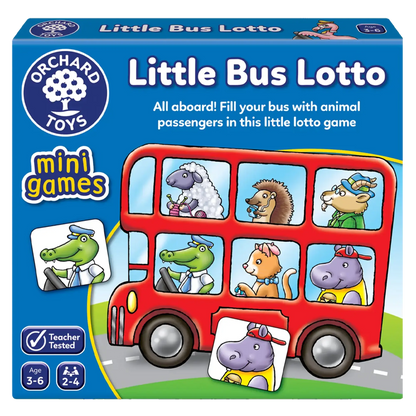 Orchard Toys Little Bus Lotto Mini Game 120