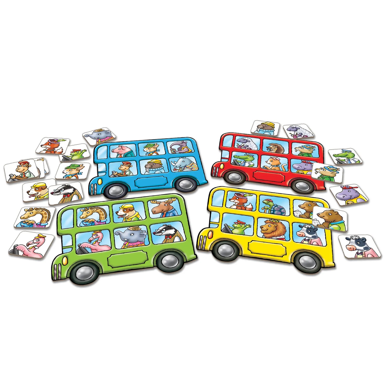 Orchard Toys Little Bus Lotto Mini Game 1