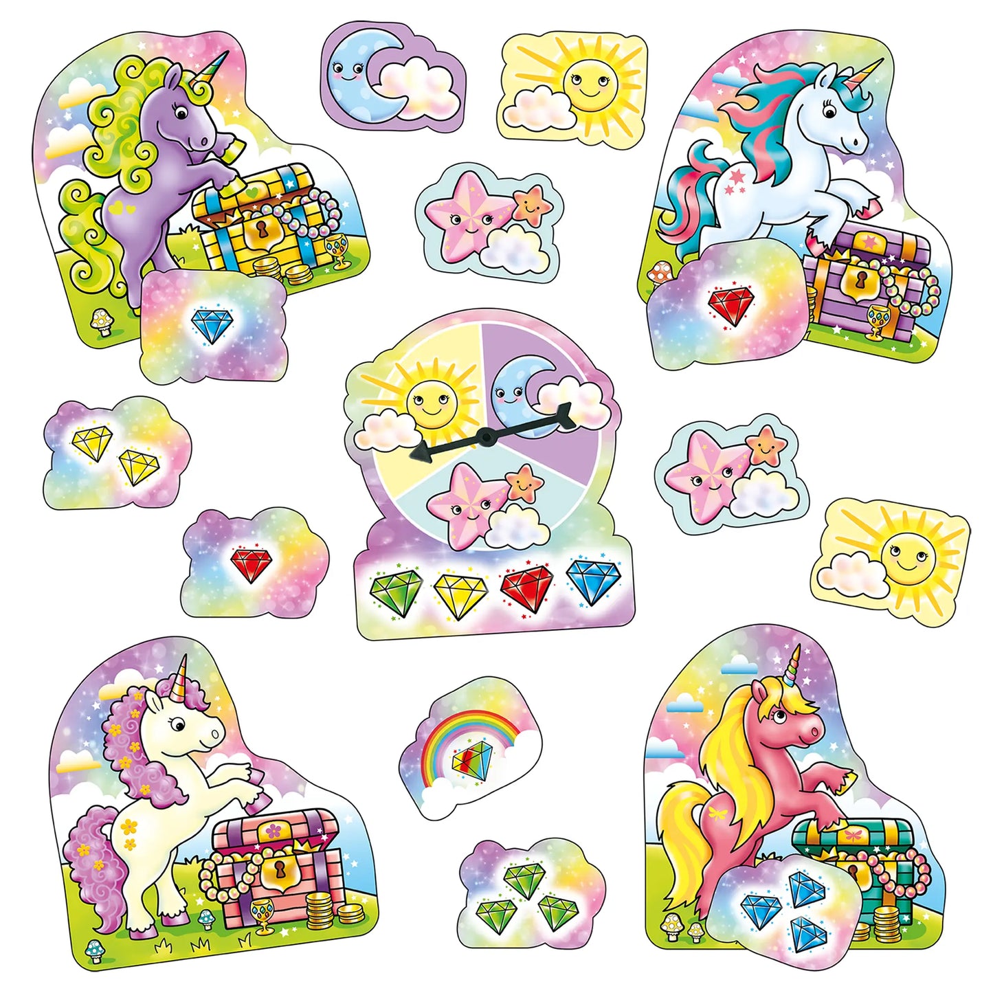 Orchard Toys Unicorn Jewels Mini Game 2