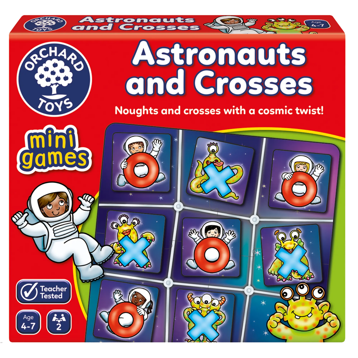 Orchard Toys Astronauts and Crosses Mini Game 251