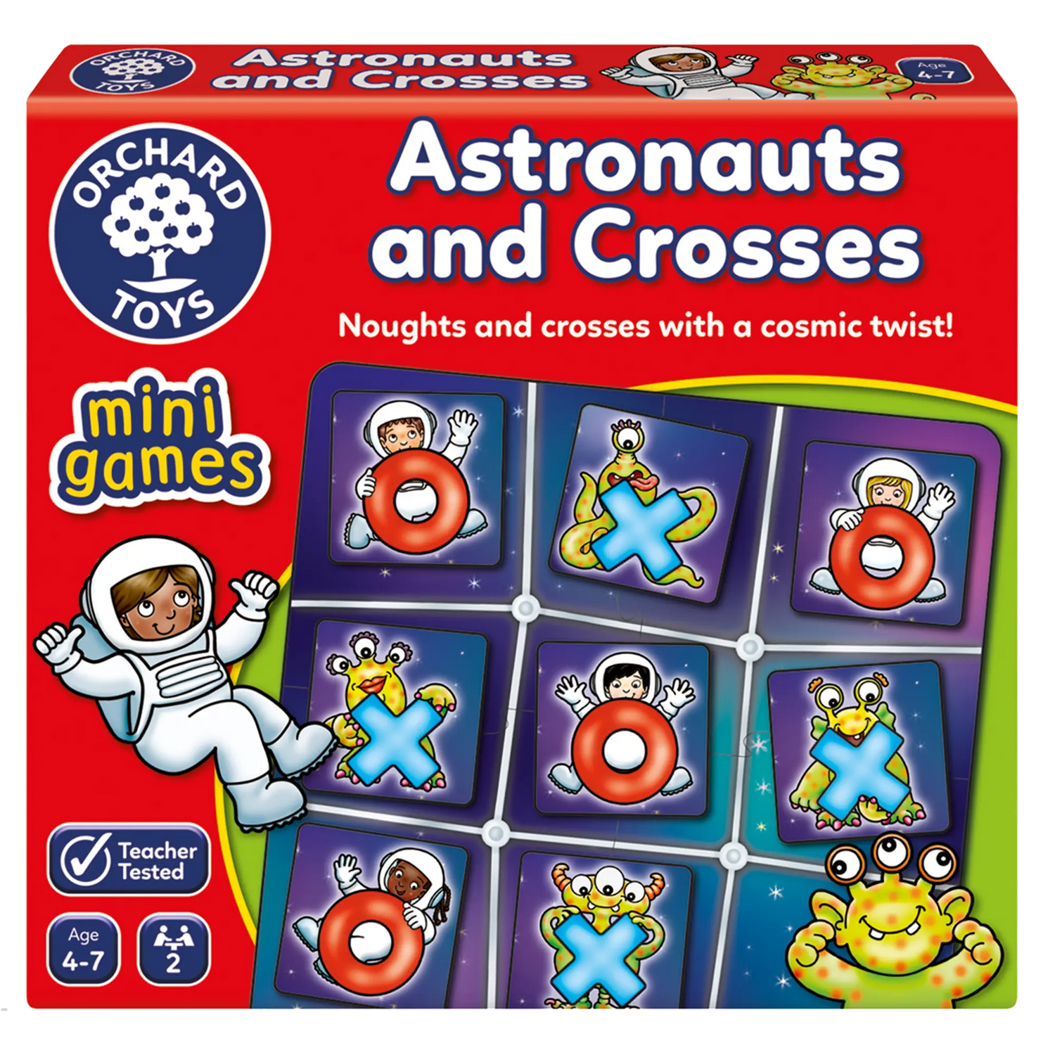 Orchard Toys Astronauts and Crosses Mini Game 251