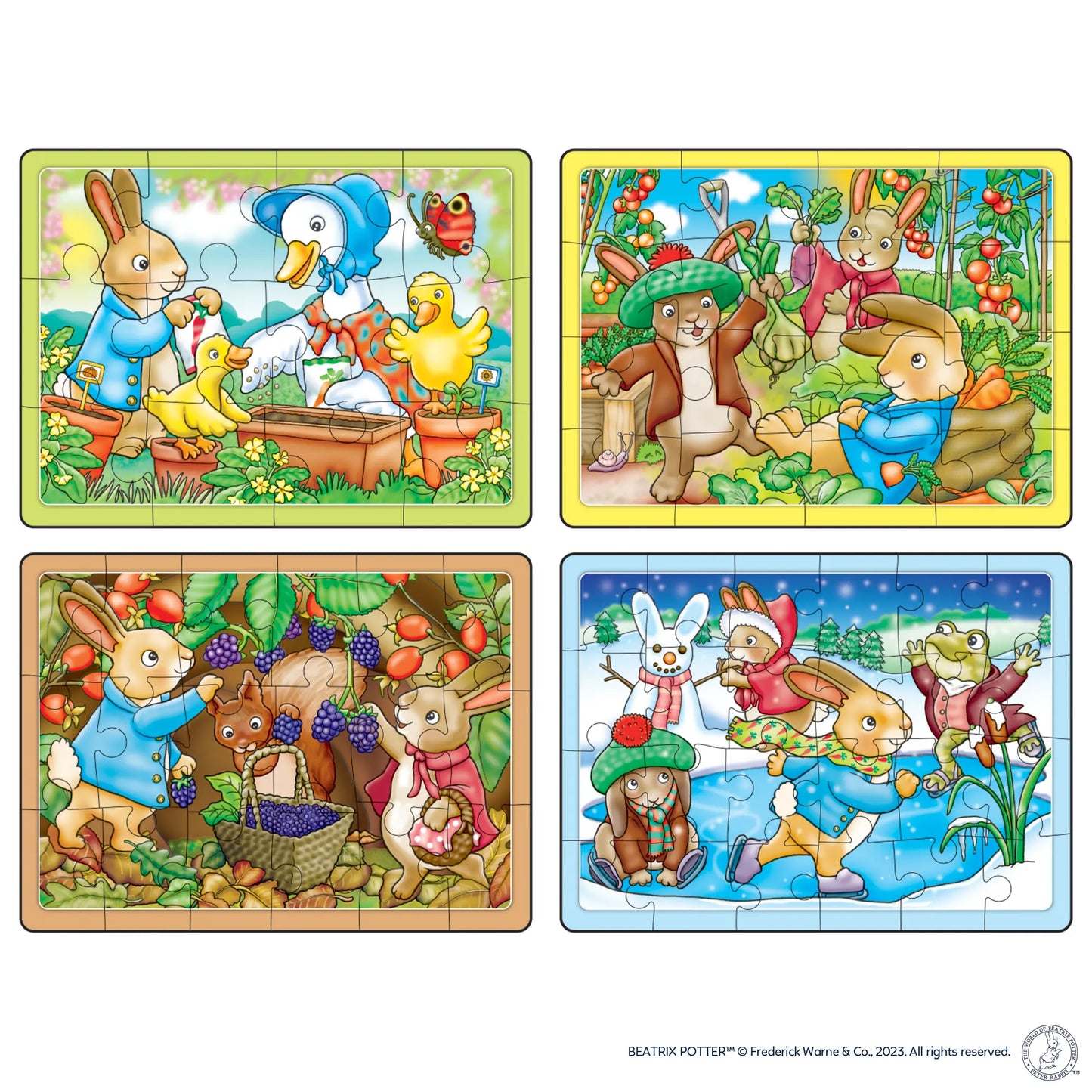 Orchard Toys Peter Rabbit™ 4-in-a-Box Puzzles 3