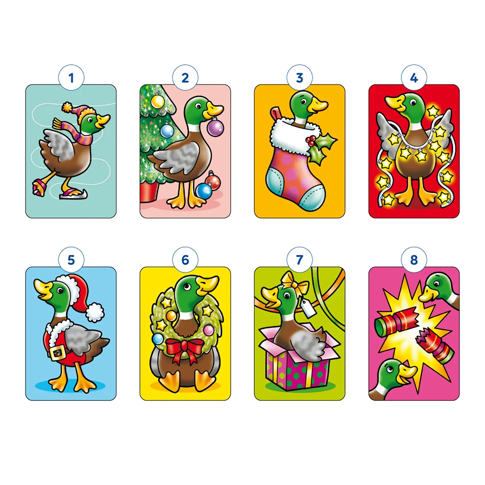 Orchard Toys Christmas Quackers Game Misplaced Pieces 77