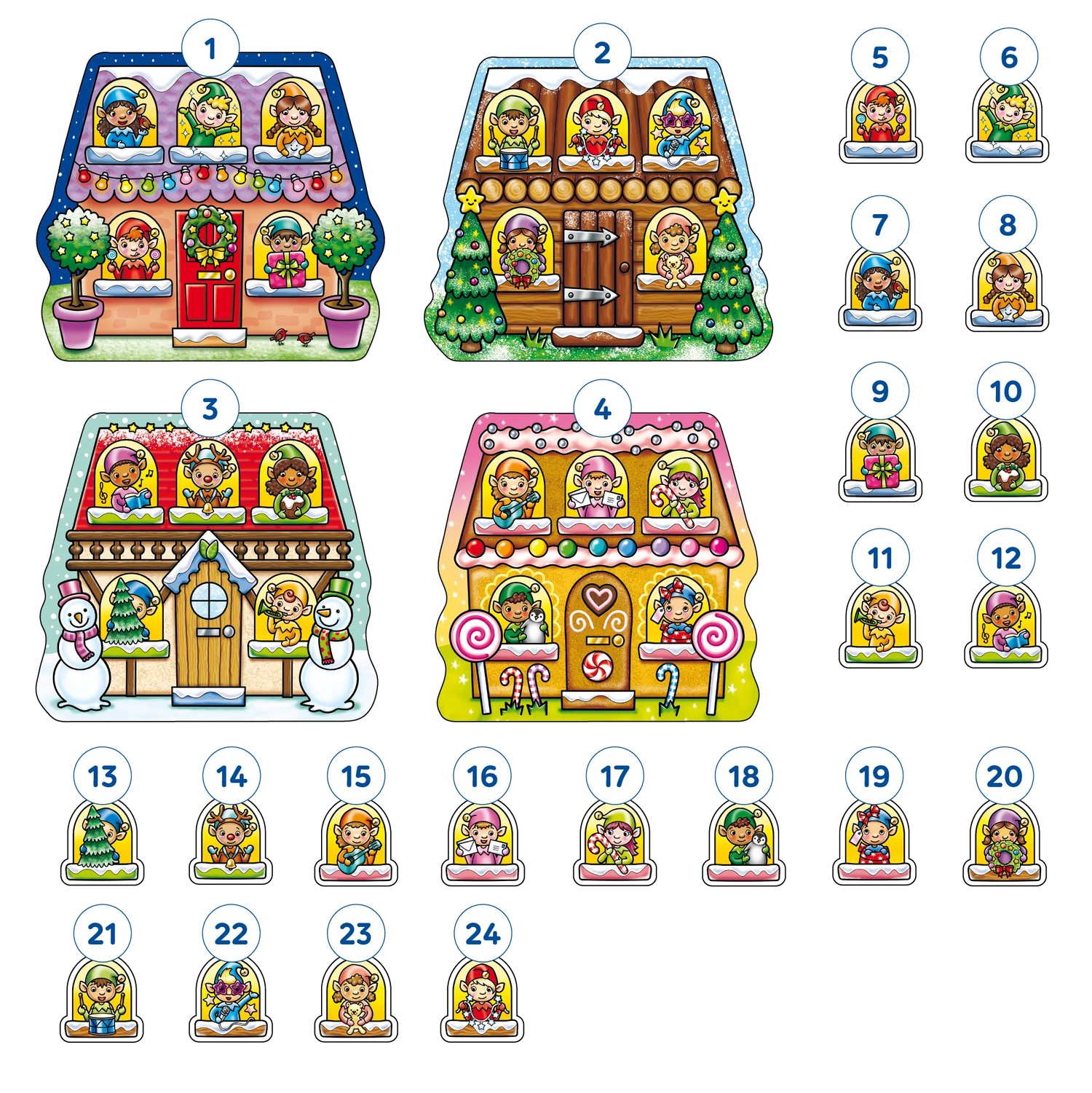 Orchard Toys Elf Lotto Game Misplaced Pieces 290