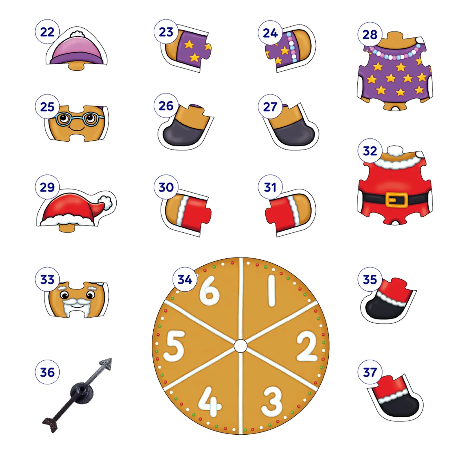 Orchard Toys Build a Gingerbread Misplaced Pieces 1