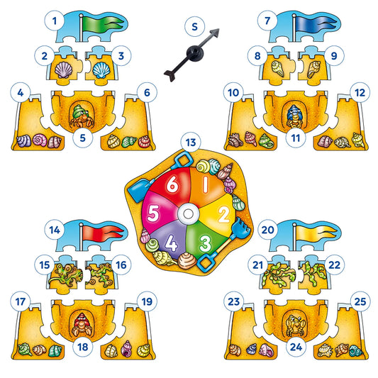 Orchard Toys Build A Sandcastle Misplaced Pieces 79