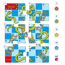 Orchard Toys Snakes & Ladders Game Misplaced Pieces 80